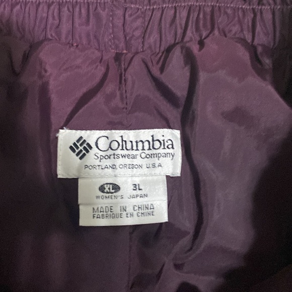 NICE women’s  Columbia rain/snow pants❄️ sz xl 3 L. These are awesome ⛄️ - Picture 3 of 10